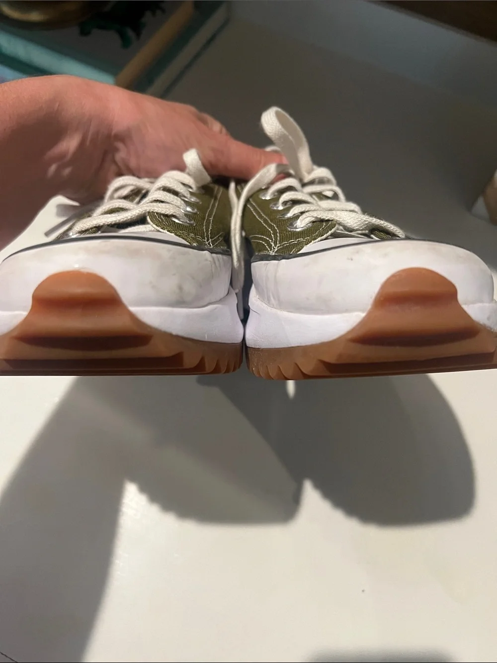 Converse Run Star Hike Low Top Dark Moss Sneakers